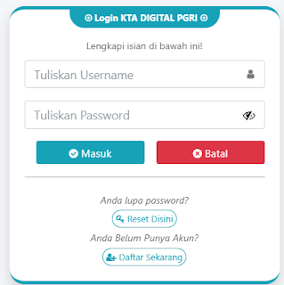 Register PGRI Buton - Persatuan Guru Republik Indonesia Cabang Buton
